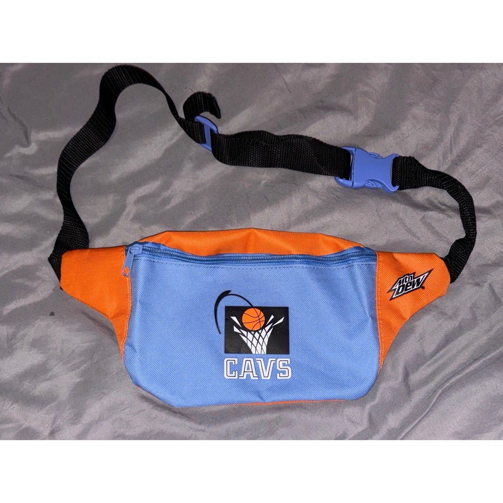 Vintage 1990s Cleveland Cavaliers Fanny Pack Waist Bag NBA Mountain‎ Dew Promo